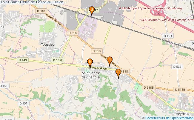 plan Loisir Saint-Pierre-de-Chandieu Associations loisir Saint-Pierre-de-Chandieu : 6 associations