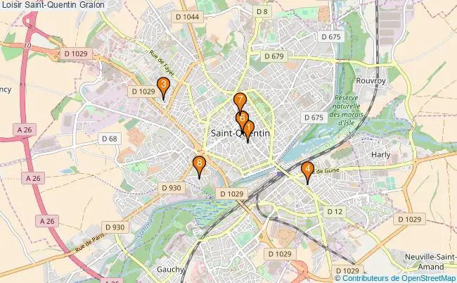 plan Loisir Saint-Quentin Associations loisir Saint-Quentin : 10 associations
