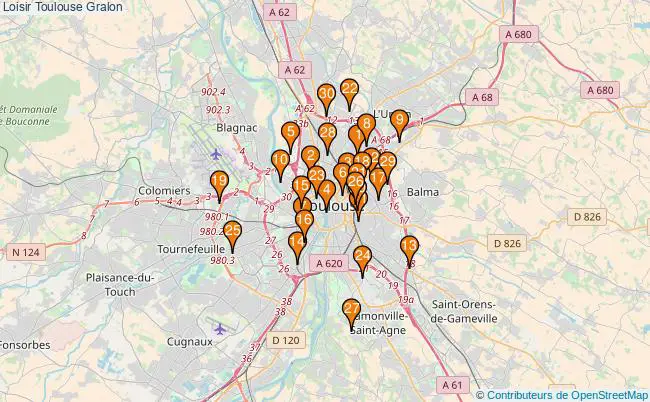 plan Loisir Toulouse Associations loisir Toulouse : 127 associations