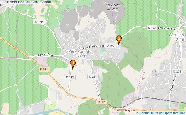 plan Loisir Vers-Pont-du-Gard Associations loisir Vers-Pont-du-Gard : 2 associations