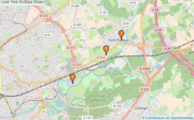 plan Loisir Yvré-l'Evêque Associations loisir Yvré-l'Evêque : 3 associations