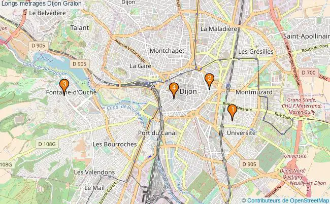 plan Longs métrages Dijon Associations longs métrages Dijon : 5 associations