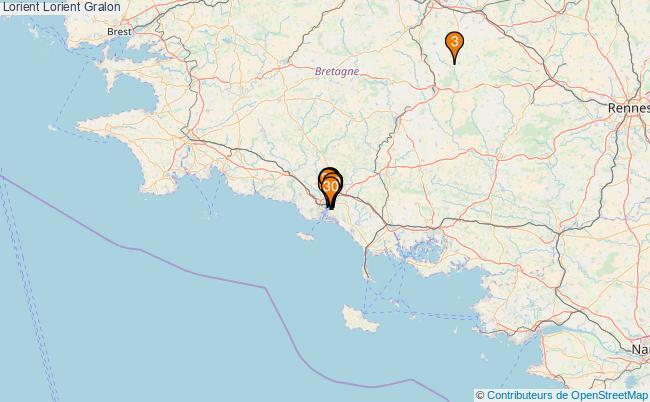 plan Lorient Lorient Associations Lorient Lorient : 200 associations