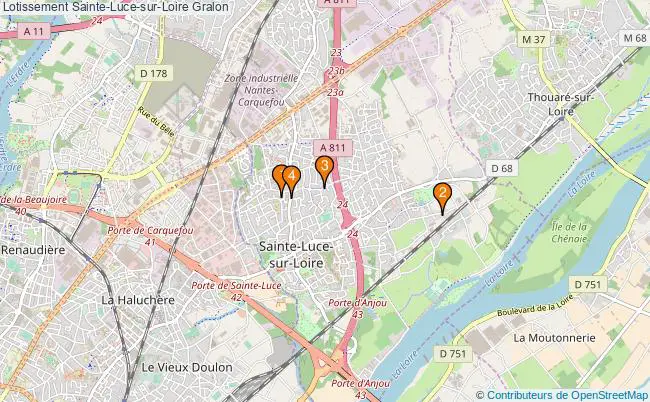 plan Lotissement Sainte-Luce-sur-Loire Associations lotissement Sainte-Luce-sur-Loire : 5 associations