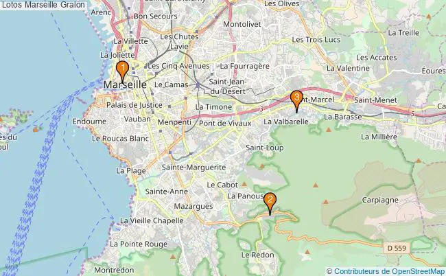plan Lotos Marseille Associations Lotos Marseille : 7 associations