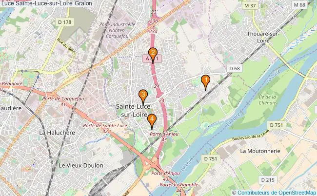 plan Luce Sainte-Luce-sur-Loire Associations luce Sainte-Luce-sur-Loire : 5 associations
