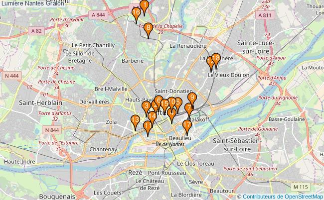 plan Lumière Nantes Associations lumière Nantes : 27 associations