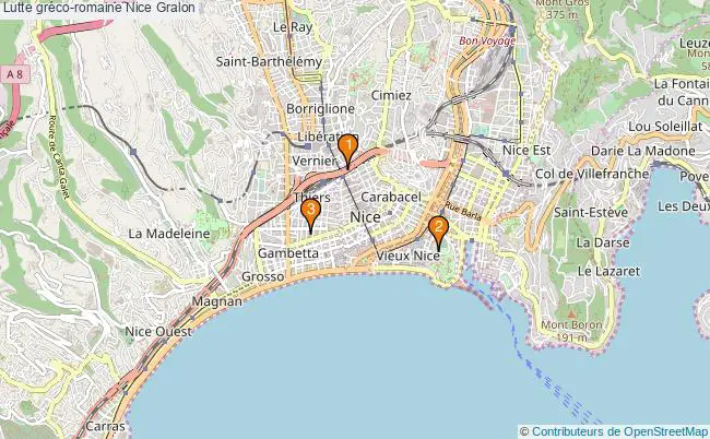 plan Lutte gréco-romaine Nice Associations lutte gréco-romaine Nice : 5 associations