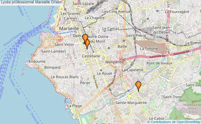 plan Lycée professionnel Marseille Associations lycée professionnel Marseille : 4 associations