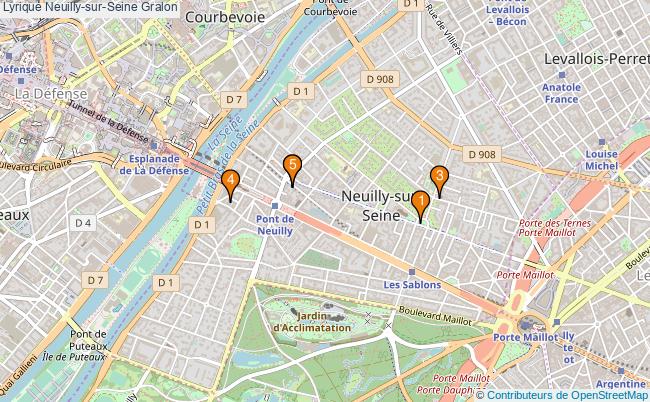 plan Lyrique Neuilly-sur-Seine Associations lyrique Neuilly-sur-Seine : 6 associations