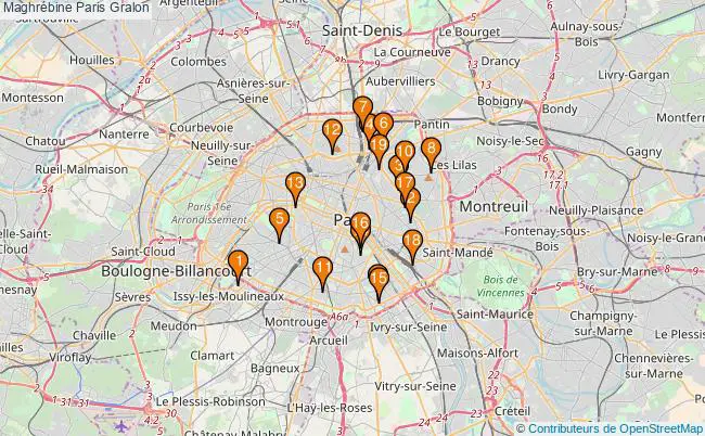 plan Maghrébine Paris Associations maghrébine Paris : 23 associations