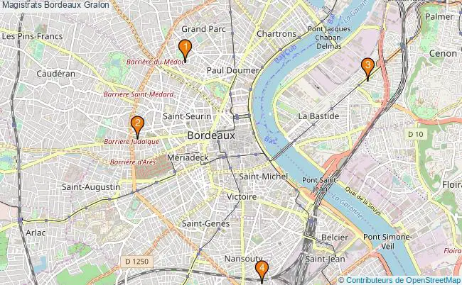 plan Magistrats Bordeaux Associations magistrats Bordeaux : 5 associations