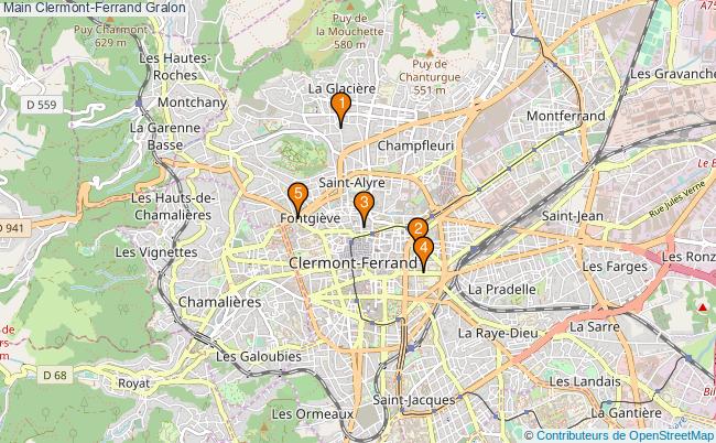 plan Main Clermont-Ferrand Associations Main Clermont-Ferrand : 5 associations