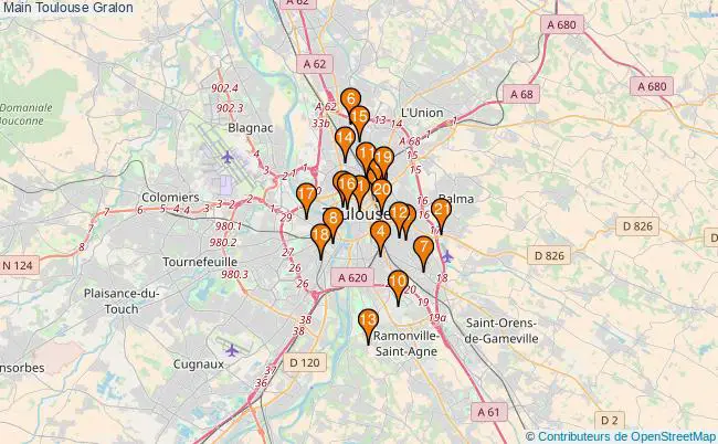 plan Main Toulouse Associations Main Toulouse : 27 associations