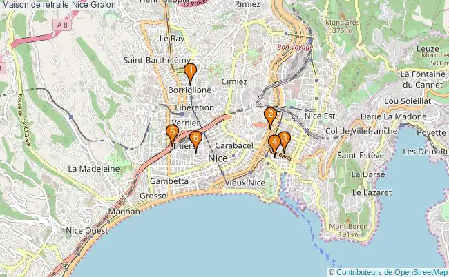 plan Maison de retraite Nice Associations maison de retraite Nice : 9 associations