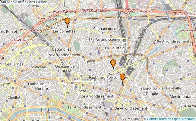 plan Maisons d'arrêt Paris Associations maisons d'arrêt Paris : 4 associations