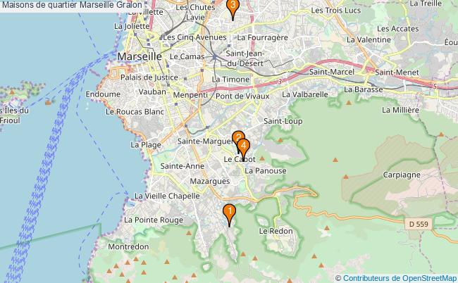 plan Maisons de quartier Marseille Associations maisons de quartier Marseille : 7 associations
