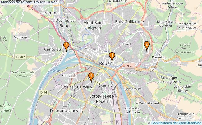 plan Maisons de retraite Rouen Associations maisons de retraite Rouen : 5 associations
