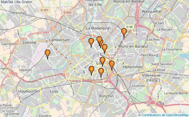 plan Maitrîse Lille Associations maitrîse Lille : 11 associations