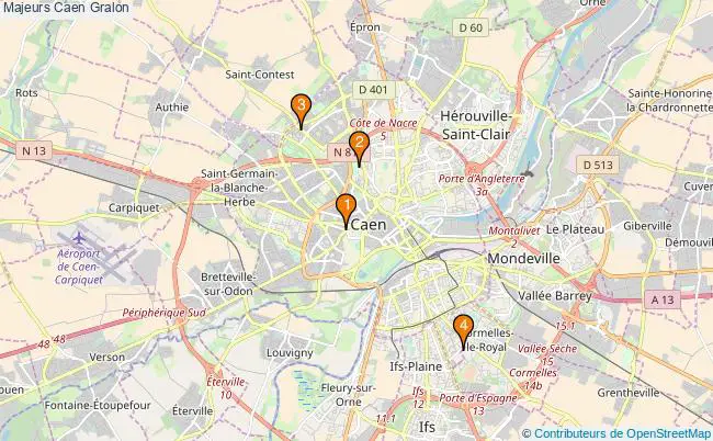 plan Majeurs Caen Associations Majeurs Caen : 4 associations