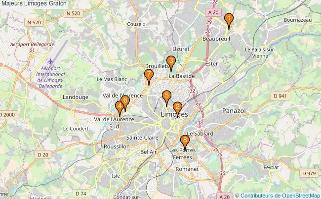 plan Majeurs Limoges Associations Majeurs Limoges : 8 associations