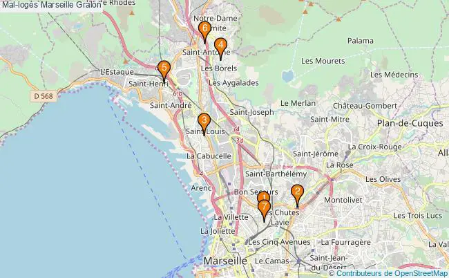 plan Mal-logés Marseille Associations mal-logés Marseille : 7 associations