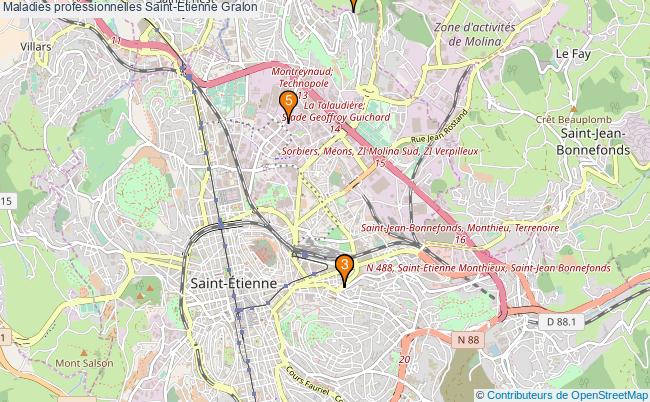 plan Maladies professionnelles Saint-Etienne Associations maladies professionnelles Saint-Etienne : 5 associations