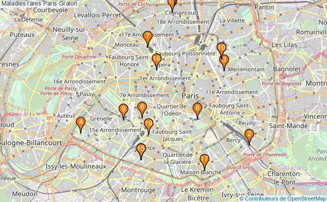 plan Maladies rares Paris Associations maladies rares Paris : 25 associations