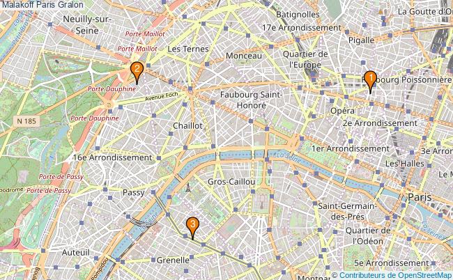 plan Malakoff Paris Associations Malakoff Paris : 6 associations