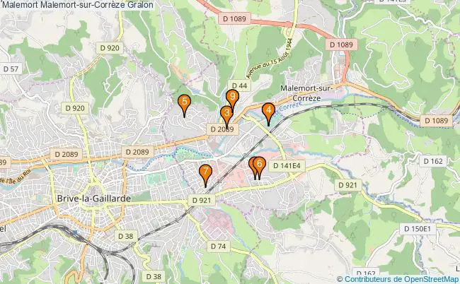 plan Malemort Malemort-sur-Corrèze Associations Malemort Malemort-sur-Corrèze : 11 associations