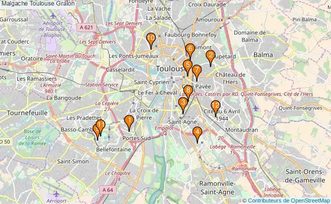 plan Malgache Toulouse Associations malgache Toulouse : 14 associations
