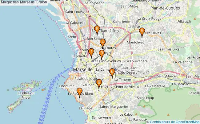 plan Malgaches Marseille Associations malgaches Marseille : 12 associations