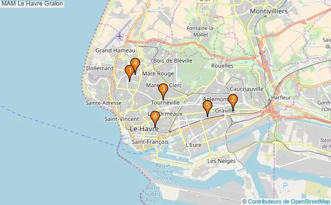 plan MAM Le Havre Associations MAM Le Havre : 10 associations