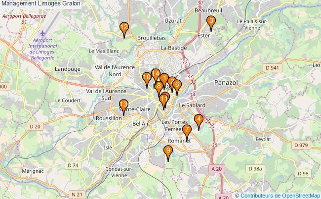 plan Management Limoges Associations Management Limoges : 14 associations