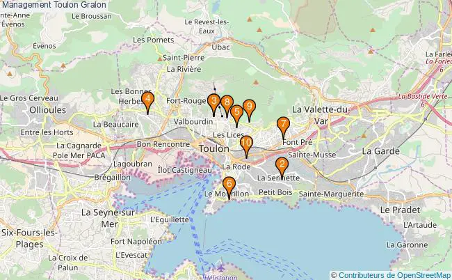 plan Management Toulon Associations Management Toulon : 10 associations