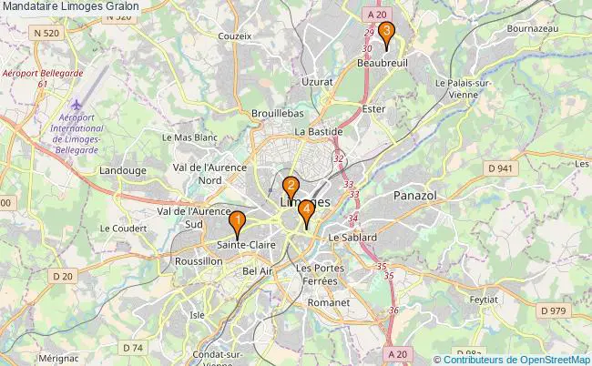 plan Mandataire Limoges Associations mandataire Limoges : 4 associations