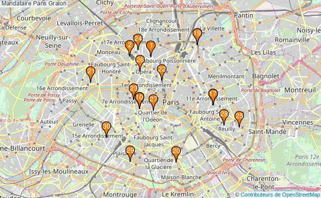 plan Mandataire Paris Associations mandataire Paris : 1113 associations