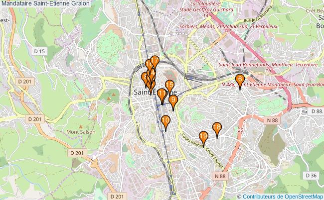 plan Mandataire Saint-Etienne Associations mandataire Saint-Etienne : 19 associations