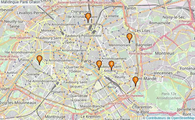 plan Mandingue Paris Associations mandingue Paris : 6 associations
