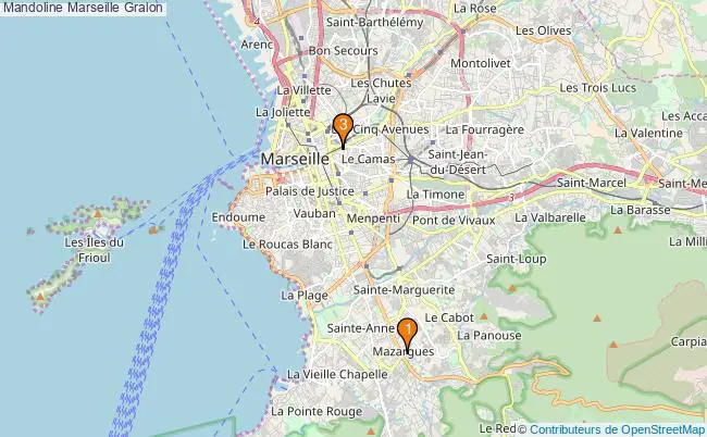 plan Mandoline Marseille Associations mandoline Marseille : 4 associations