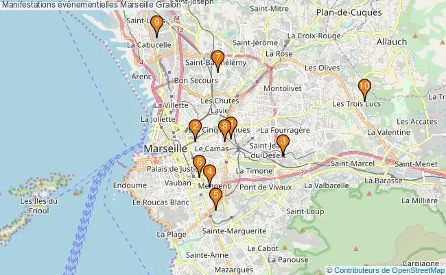 plan Manifestations événementielles Marseille Associations manifestations événementielles Marseille : 11 associations