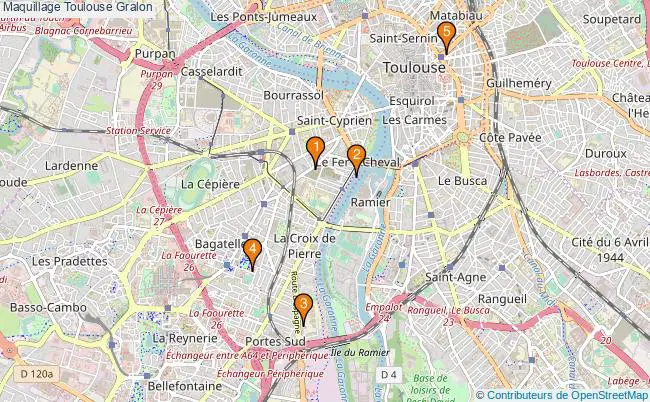 plan Maquillage Toulouse Associations maquillage Toulouse : 5 associations