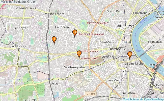 plan Marches Bordeaux Associations Marches Bordeaux : 8 associations