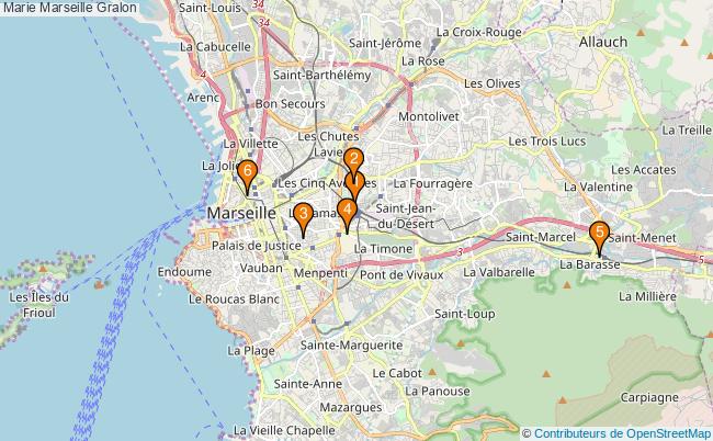 plan Marie Marseille Associations Marie Marseille : 6 associations