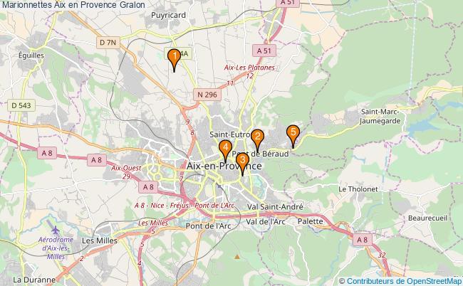 plan Marionnettes Aix en Provence Associations marionnettes Aix en Provence : 5 associations
