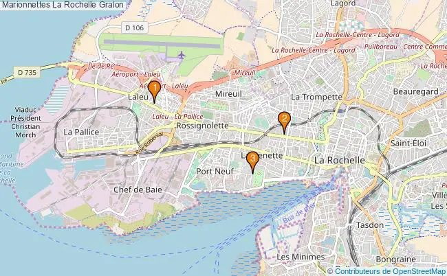 plan Marionnettes La Rochelle Associations marionnettes La Rochelle : 3 associations
