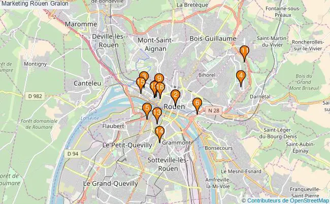 plan Marketing Rouen Associations marketing Rouen : 15 associations