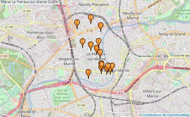 plan Marne Le Perreux-sur-Marne Associations Marne Le Perreux-sur-Marne : 20 associations