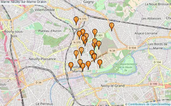 plan Marne Neuilly-sur-Marne Associations Marne Neuilly-sur-Marne : 28 associations