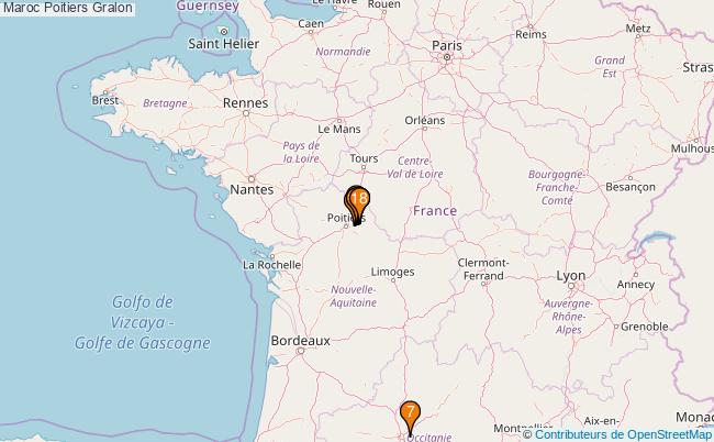 plan Maroc Poitiers Associations Maroc Poitiers : 20 associations